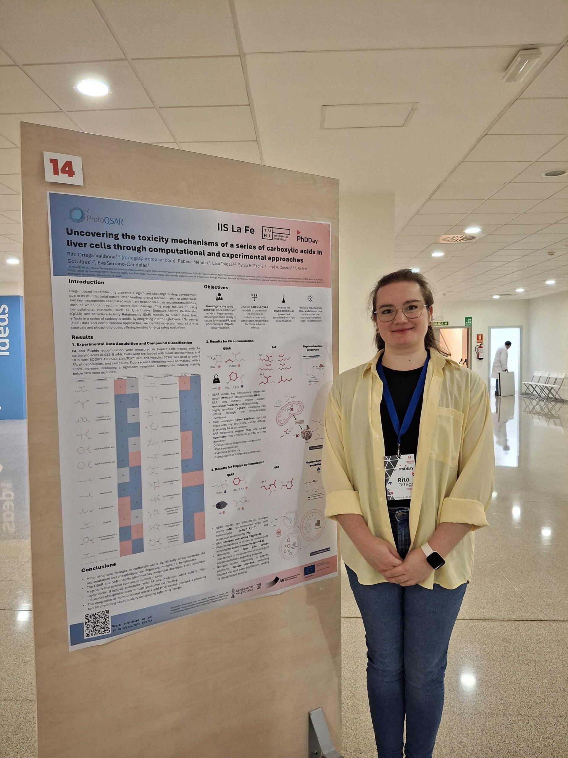 Rita Ortega en el PhD Day IIS La Fe