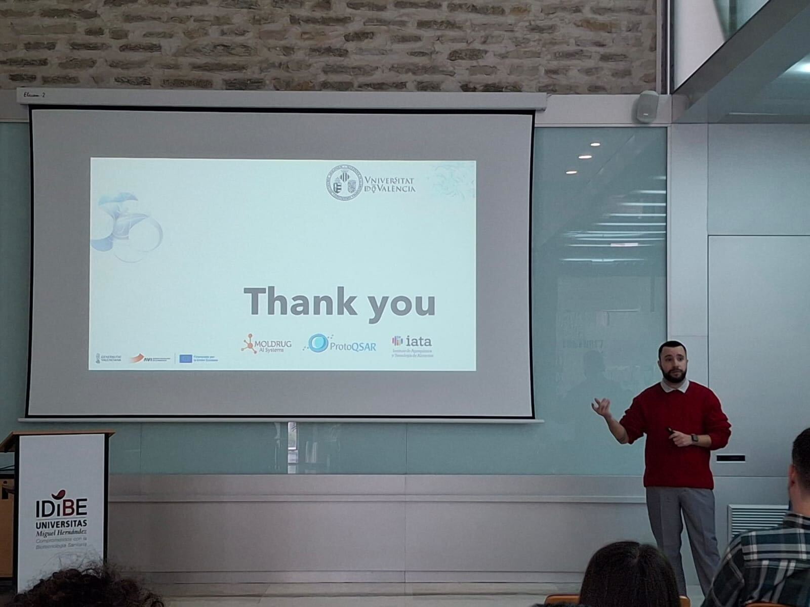 Pic Laureano E. Carpio en la Universidad Miguel Hernández